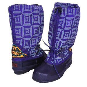 Sorel IllumiNite Winter Snow Boots Caribou Ski Reflective Rubber Felt Shredder